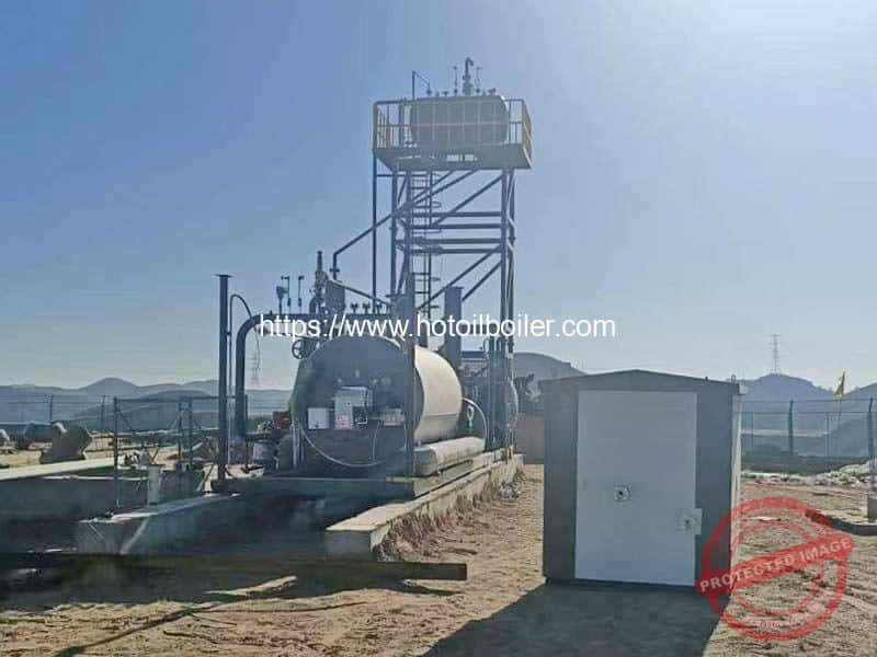 Gas-Fuel-Thermal-Fluid-Oil-Heater-Installation-Complete-for-Iraq-Customer